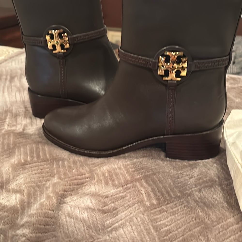 Tory Burch Brown Heeled Boots. Brand new without box with dust bag size 7.5.